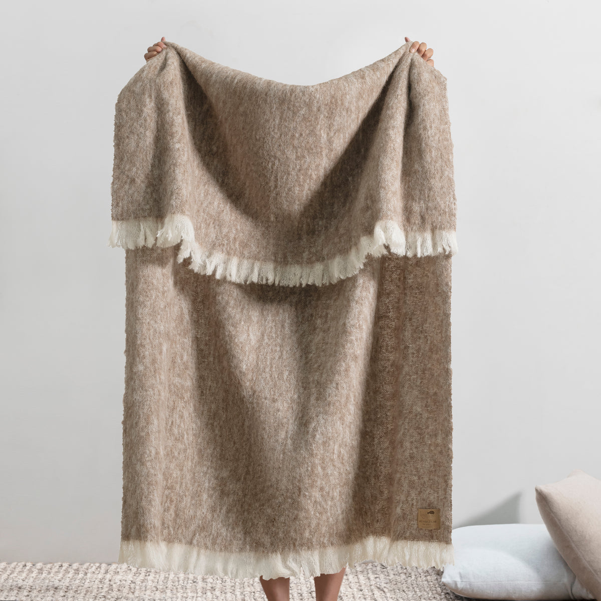 New Zealand Brushed Alpaca Throw