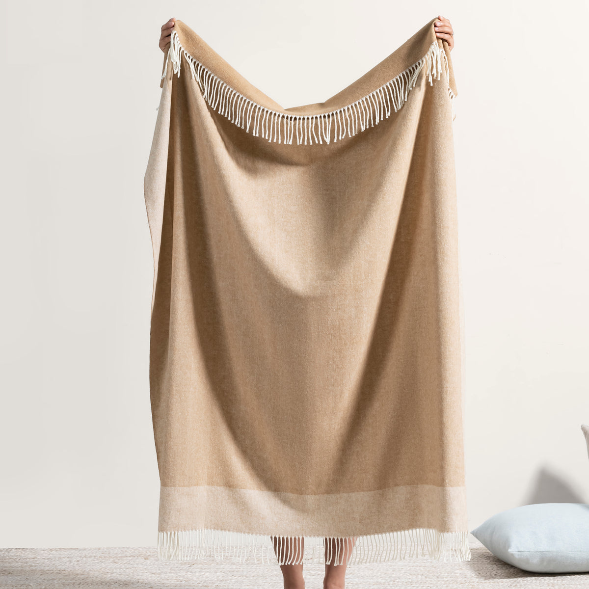 Border Herringbone Throw