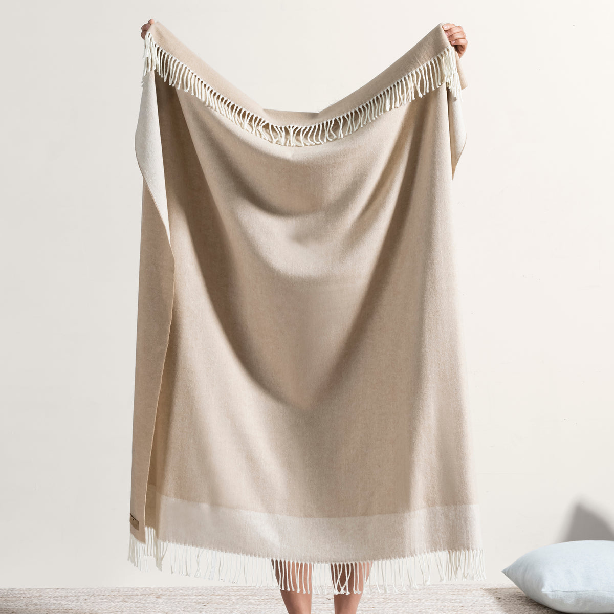 Border Herringbone Throw