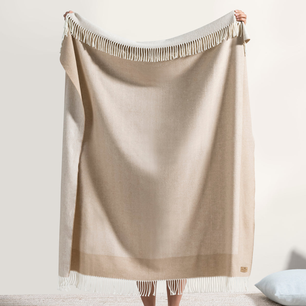 Border Herringbone Throw