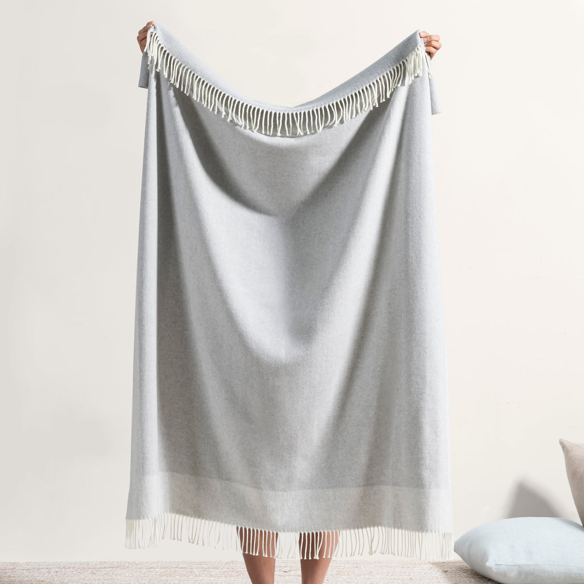 Border Herringbone Throw