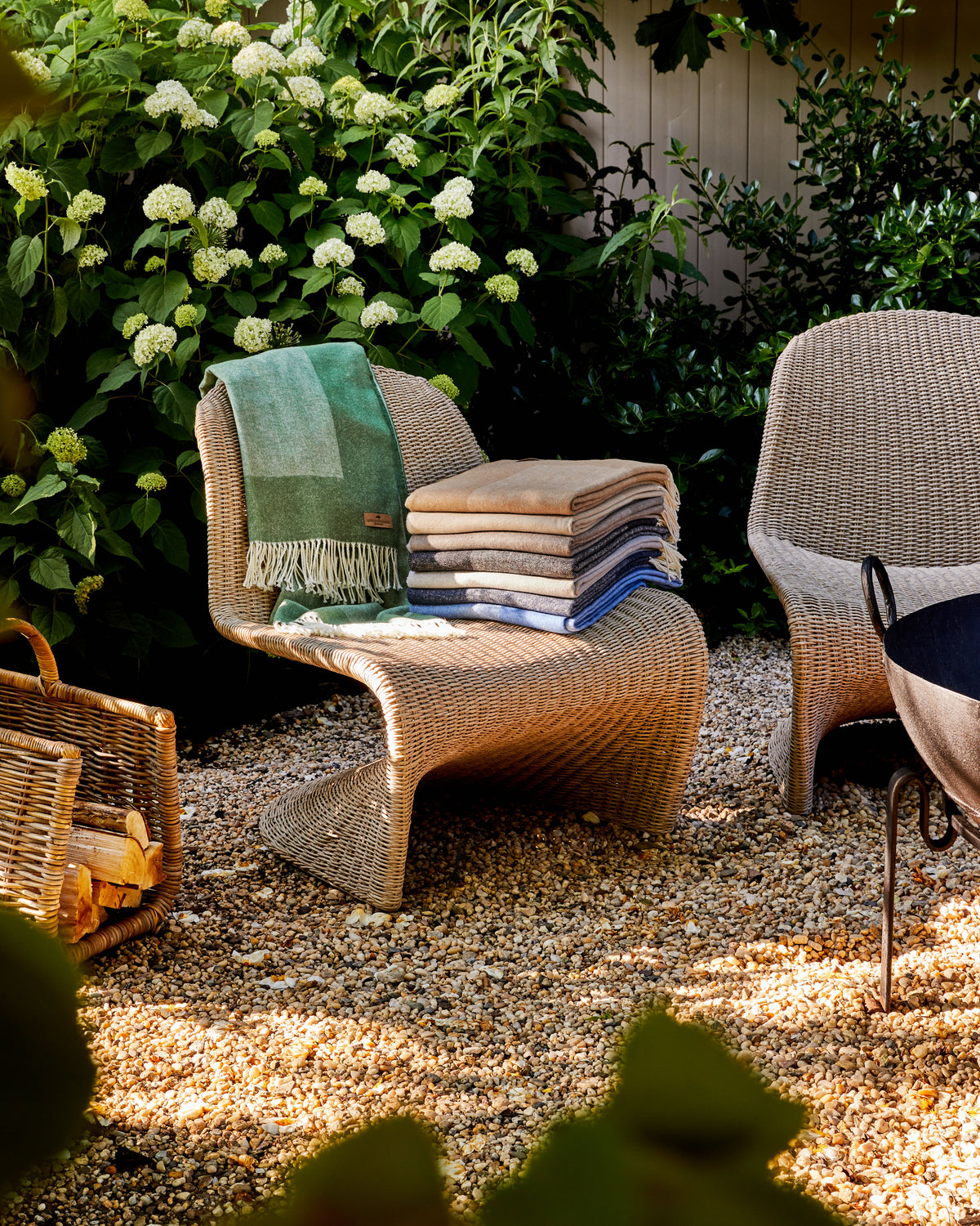 assorted border herringbone throw blankets