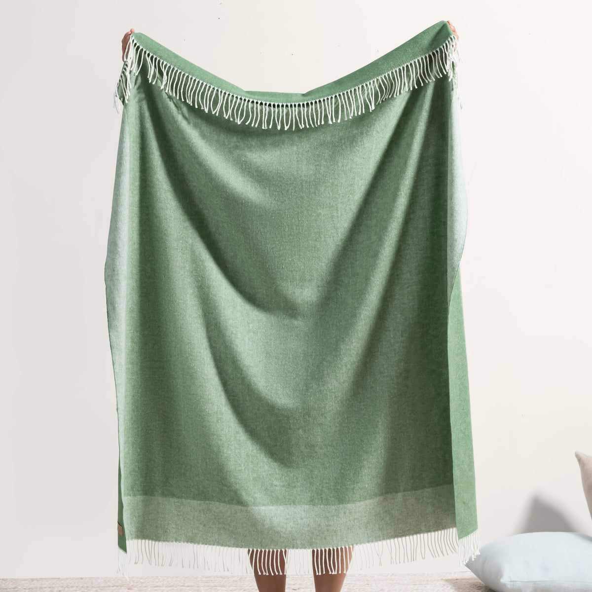 Border Herringbone Throw