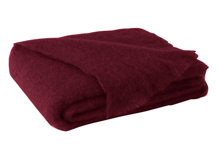 New Zealand Brushed Mohair Throw