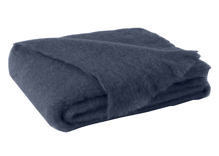New Zealand Brushed Mohair Throw