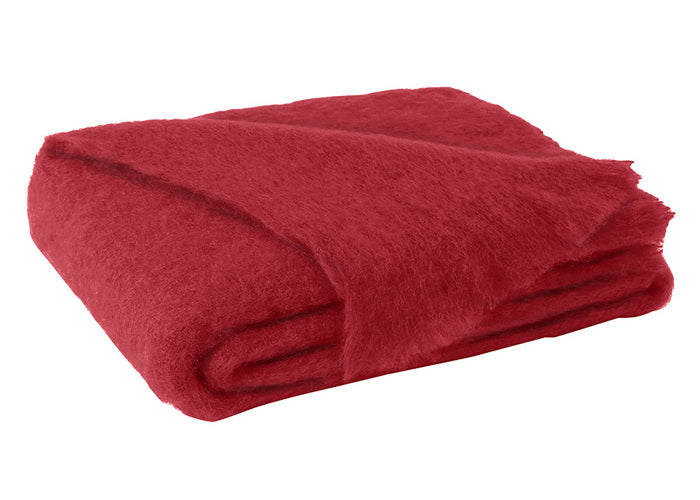 New Zealand Brushed Mohair Throw