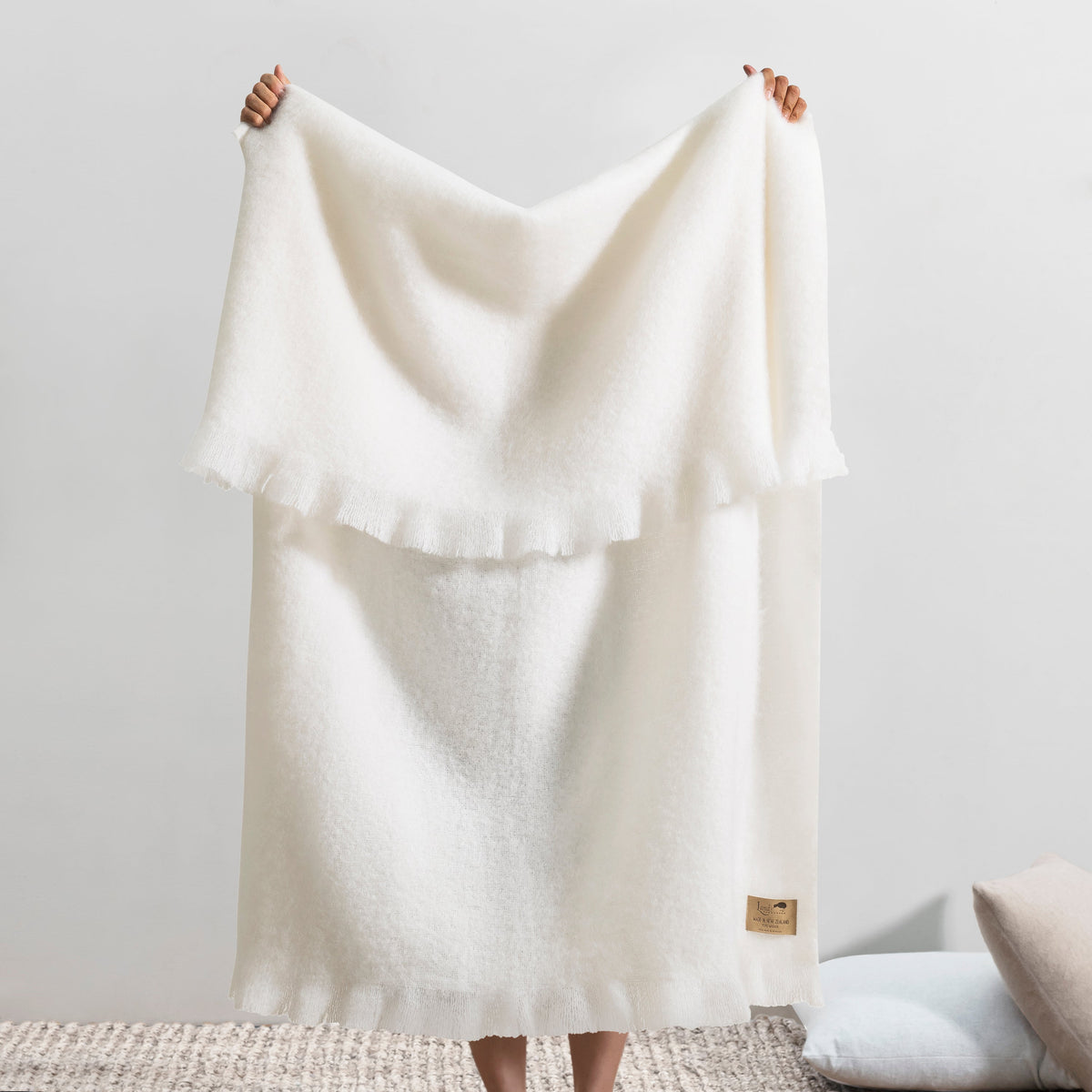 New Zealand Brushed Mohair Throw