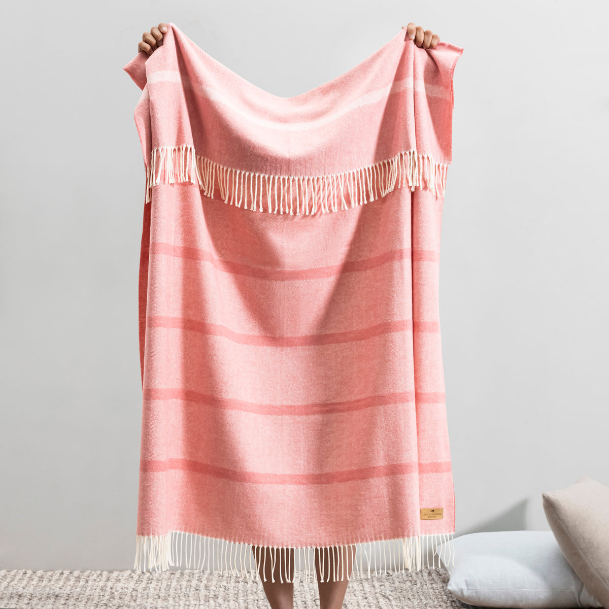 Montauk Stripe Herringbone Throw