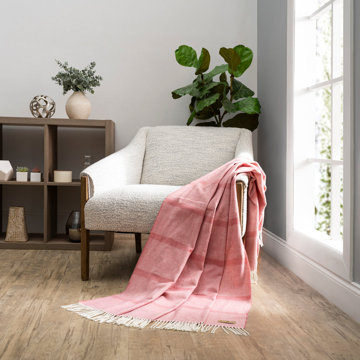 Montauk Stripe Herringbone Throw
