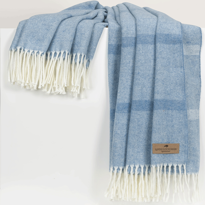 Montauk Stripe Herringbone Throw