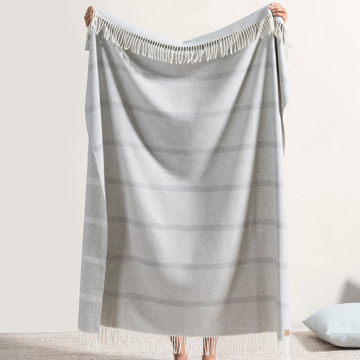 Montauk Stripe Herringbone Throw