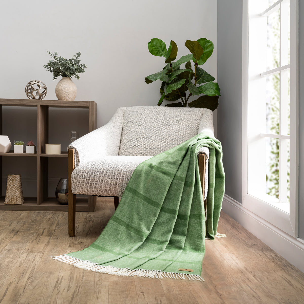 Montauk Stripe Herringbone Throw