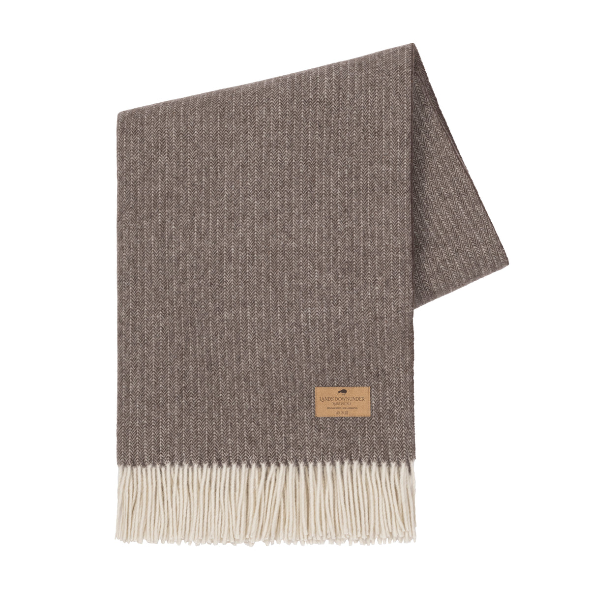 Pinstripe Cashmere Blend Throw