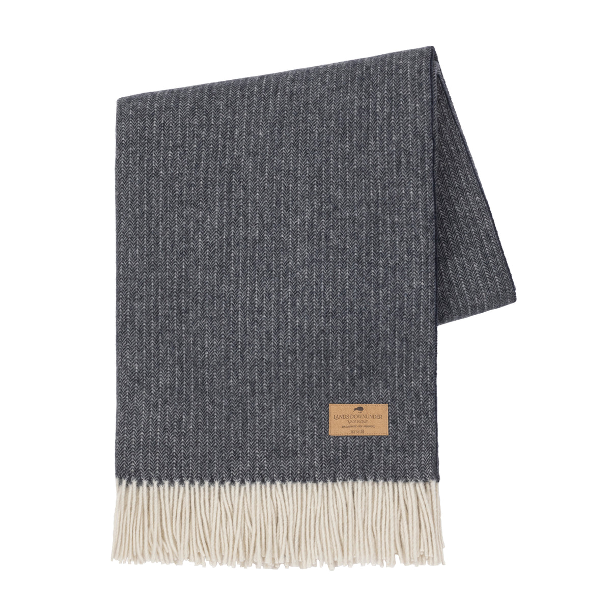Pinstripe Cashmere Blend Throw
