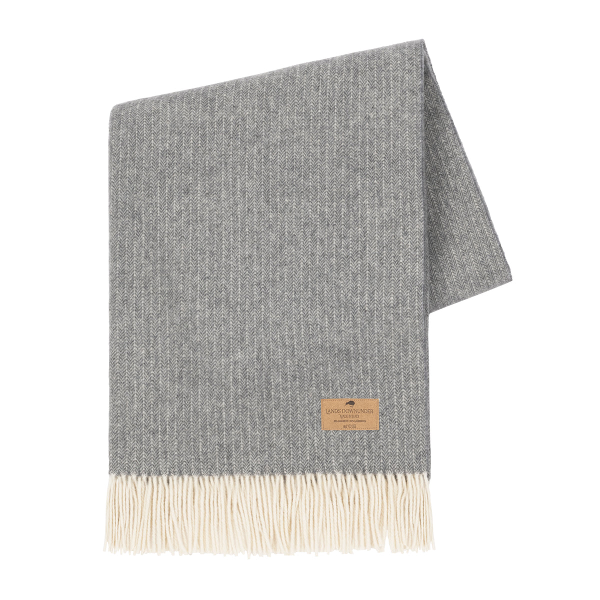 Pinstripe Cashmere Blend Throw