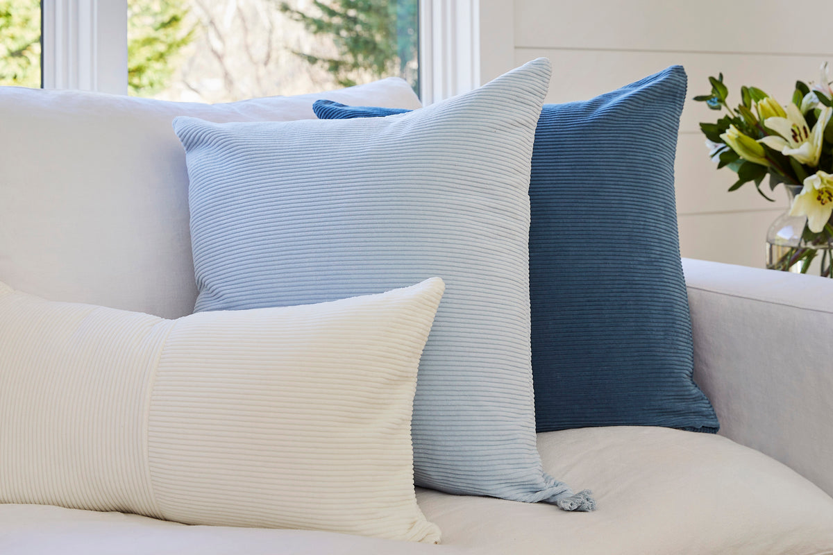 remo pillows collection on couch