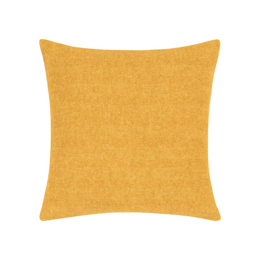 Zip Solid Herringbone Pillow