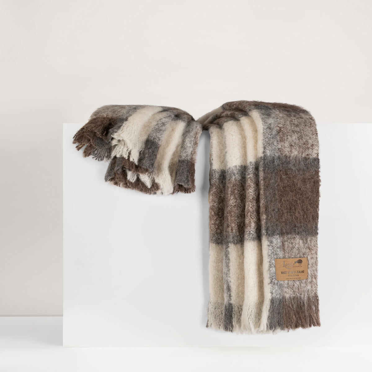 New Zealand Brushed Alpaca Throw