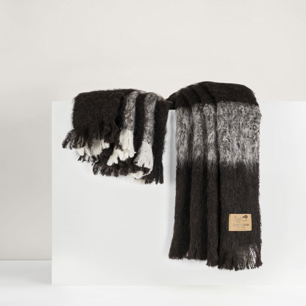 New Zealand Brushed Alpaca Throw