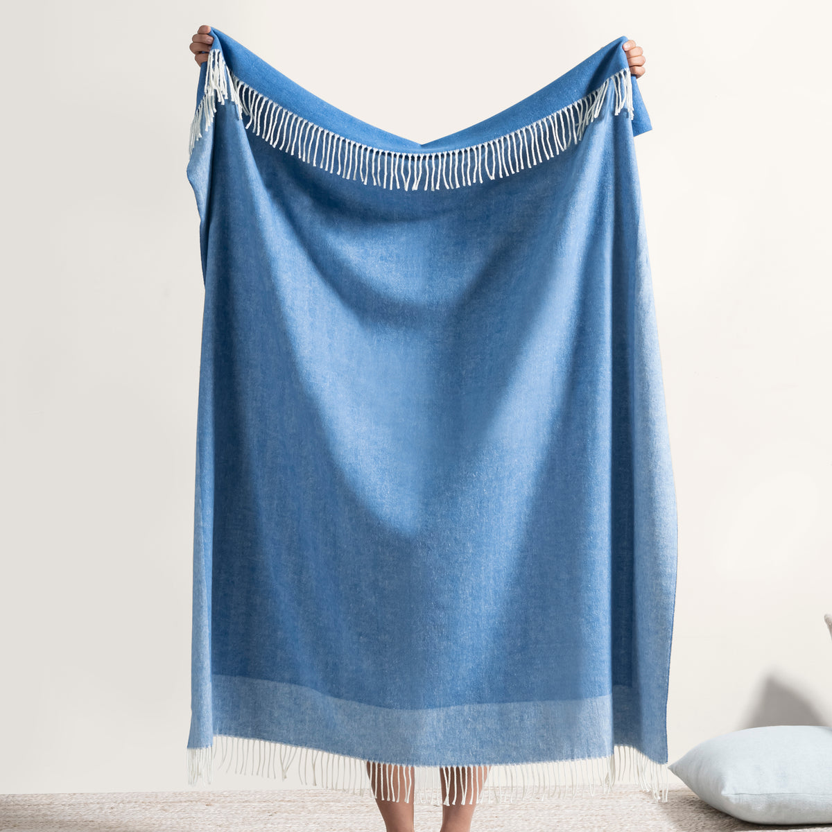 Border Herringbone Throw