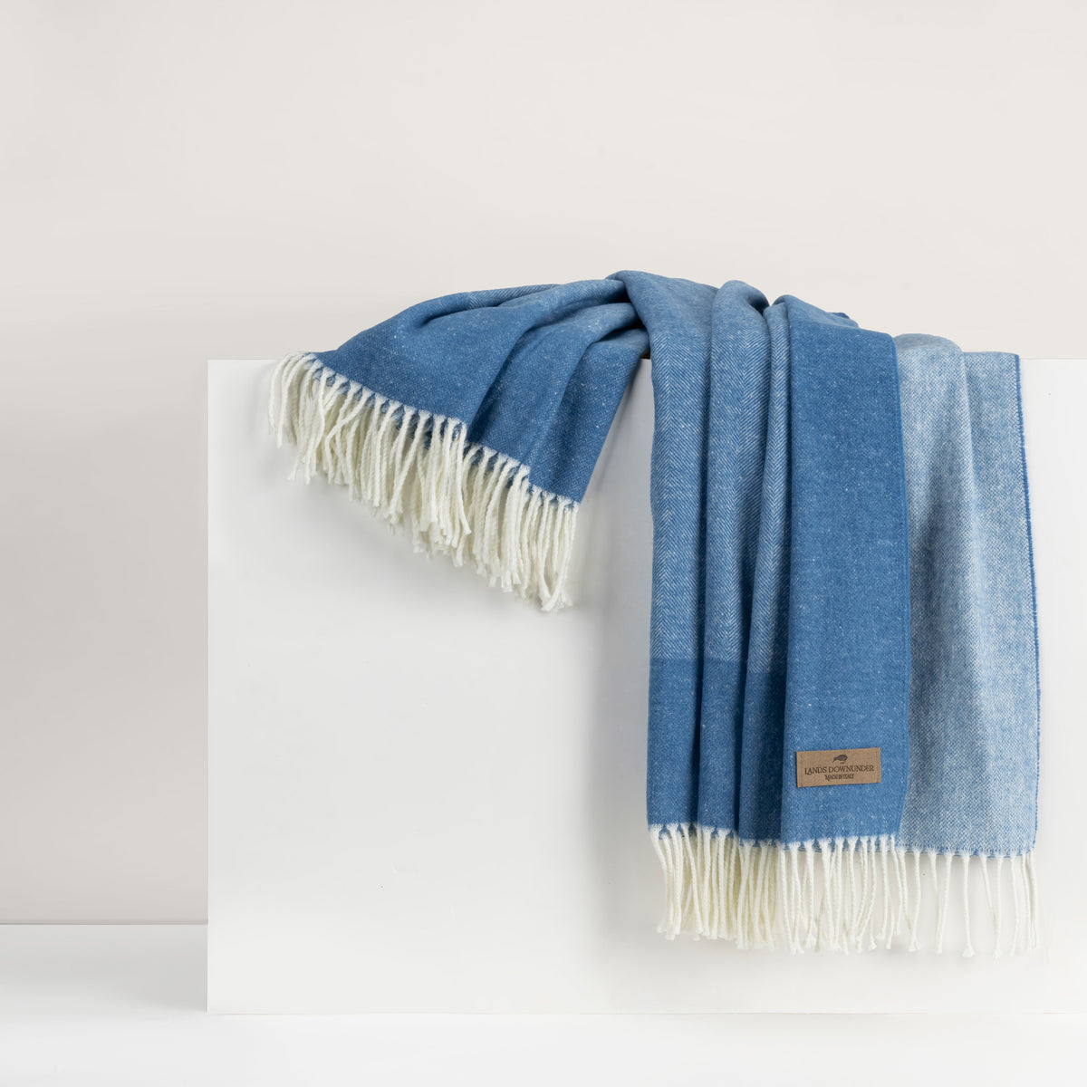 Border Herringbone Throw