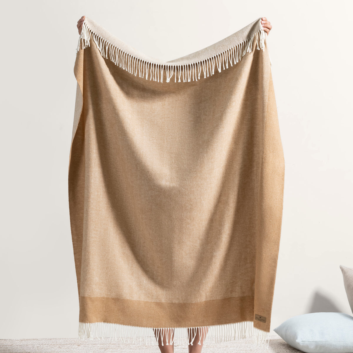 Border Herringbone Throw