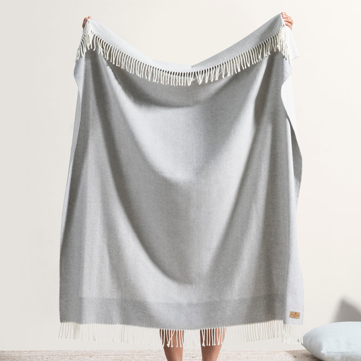 Border Herringbone Throw