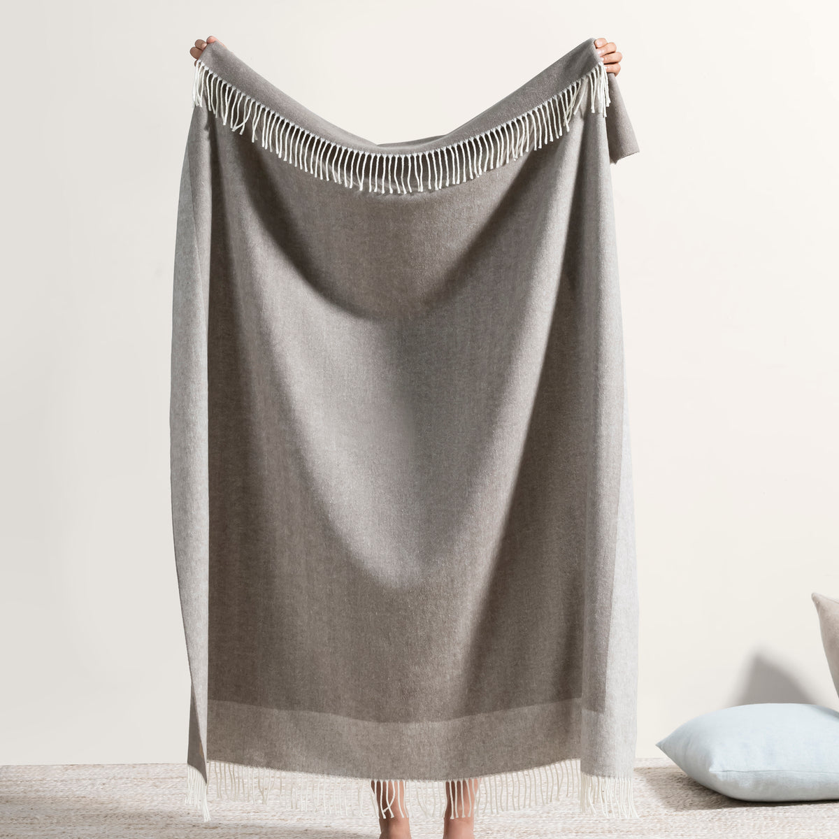 Border Herringbone Throw