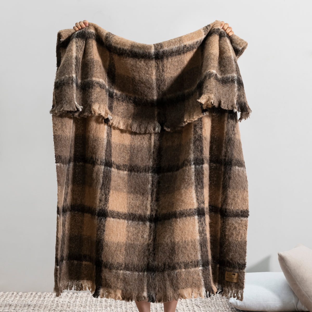 New Zealand Brushed Alpaca Throw