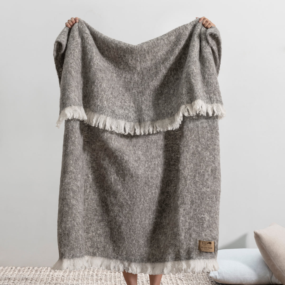 New Zealand Brushed Alpaca Throw