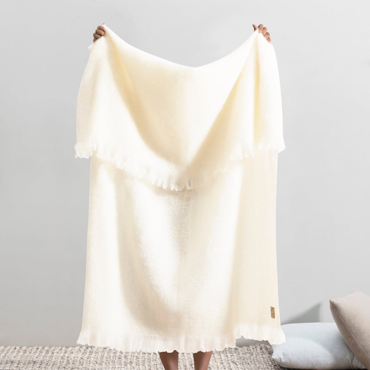 New Zealand Brushed Mohair Throw