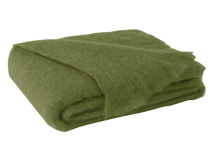 New Zealand Brushed Mohair Throw