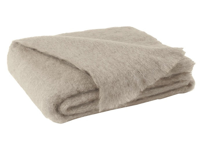 New Zealand Brushed Mohair Throw