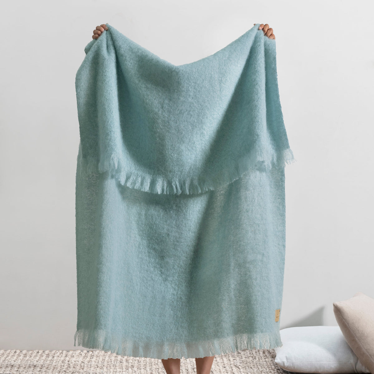 New Zealand Brushed Mohair Throw