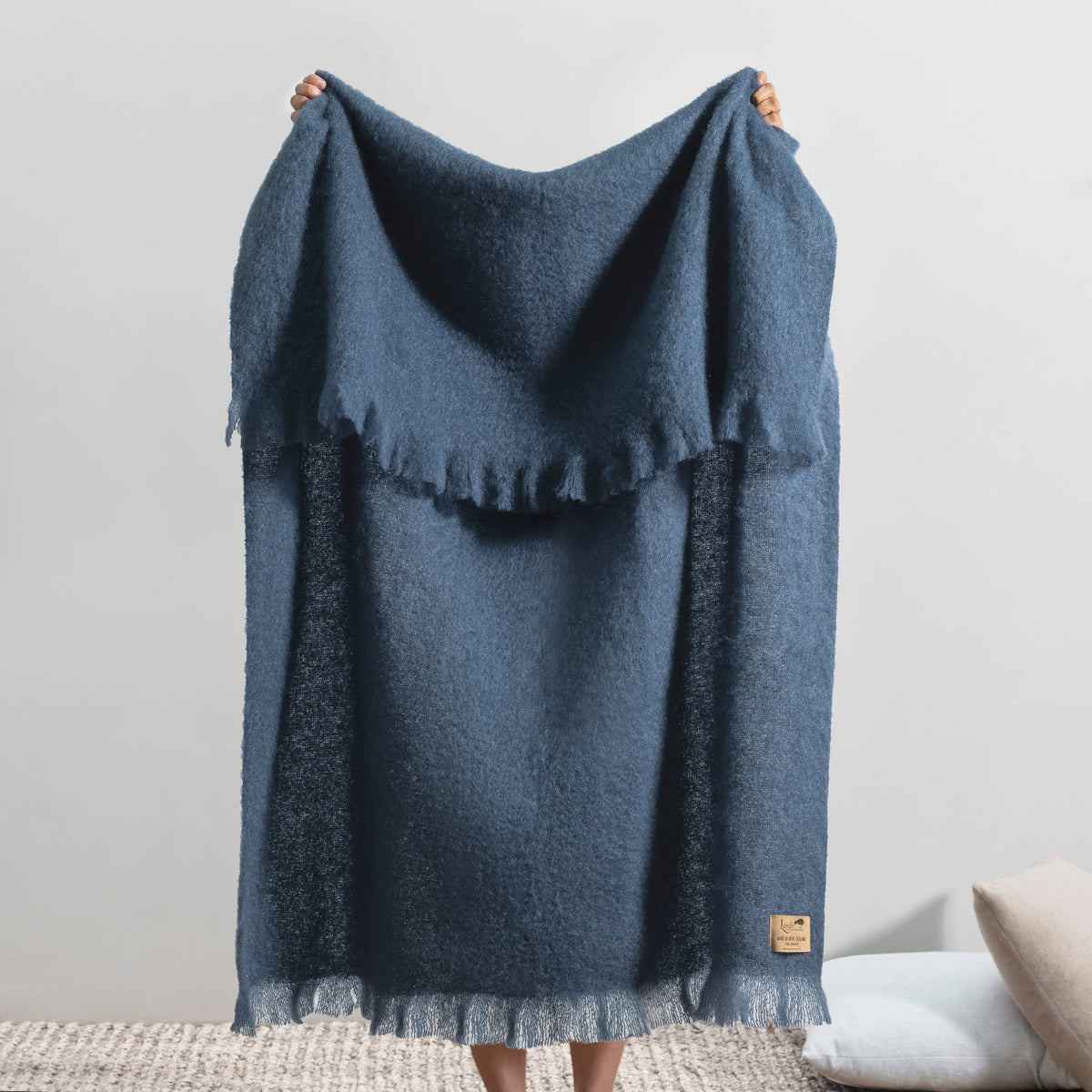 New Zealand Brushed Mohair Throw
