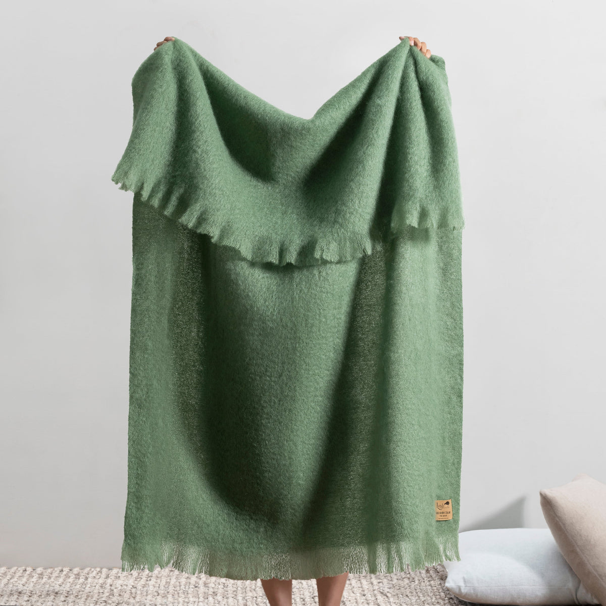 New Zealand Brushed Mohair Throw