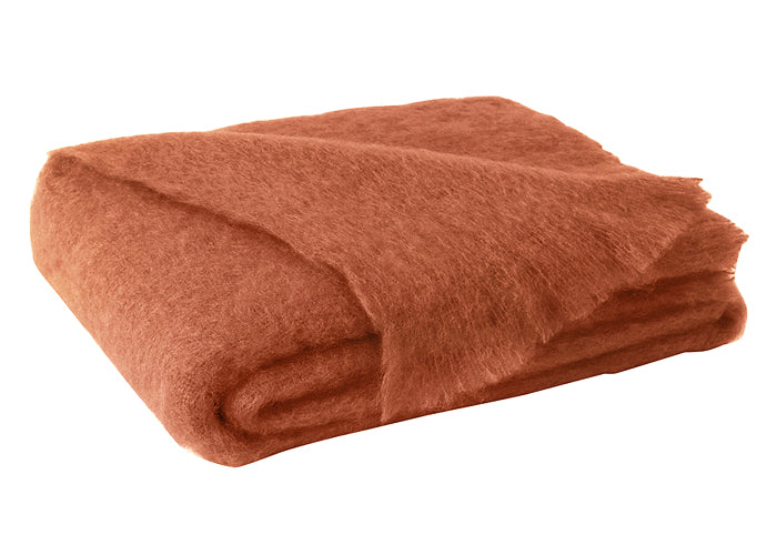 New Zealand Brushed Mohair Throw