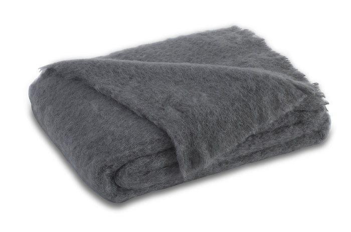 New Zealand Brushed Mohair Throw
