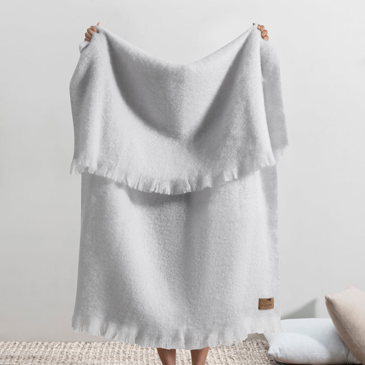 New Zealand Brushed Mohair Throw