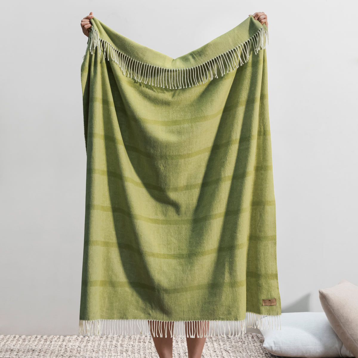 Montauk Stripe Herringbone Throw