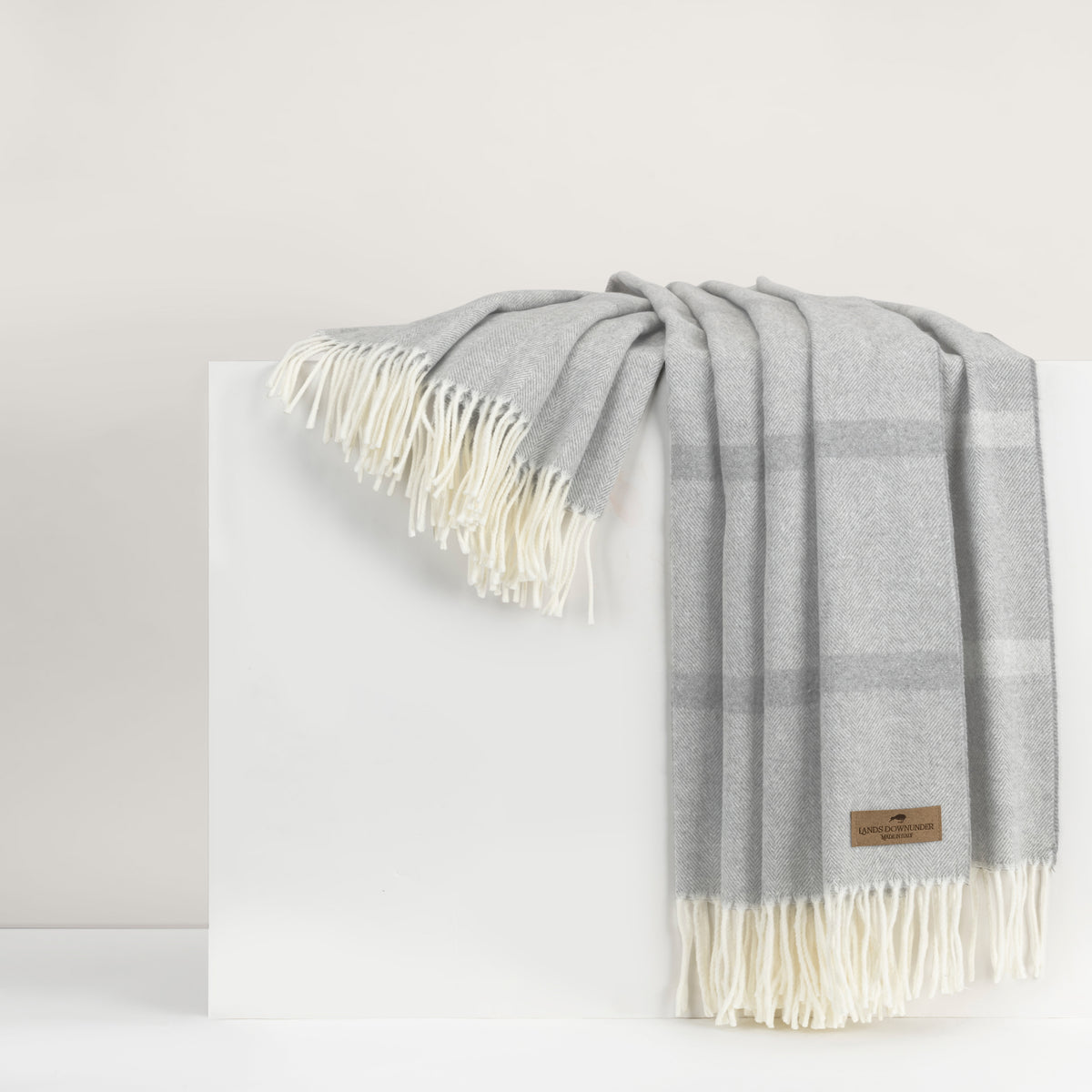 Montauk Stripe Herringbone Throw