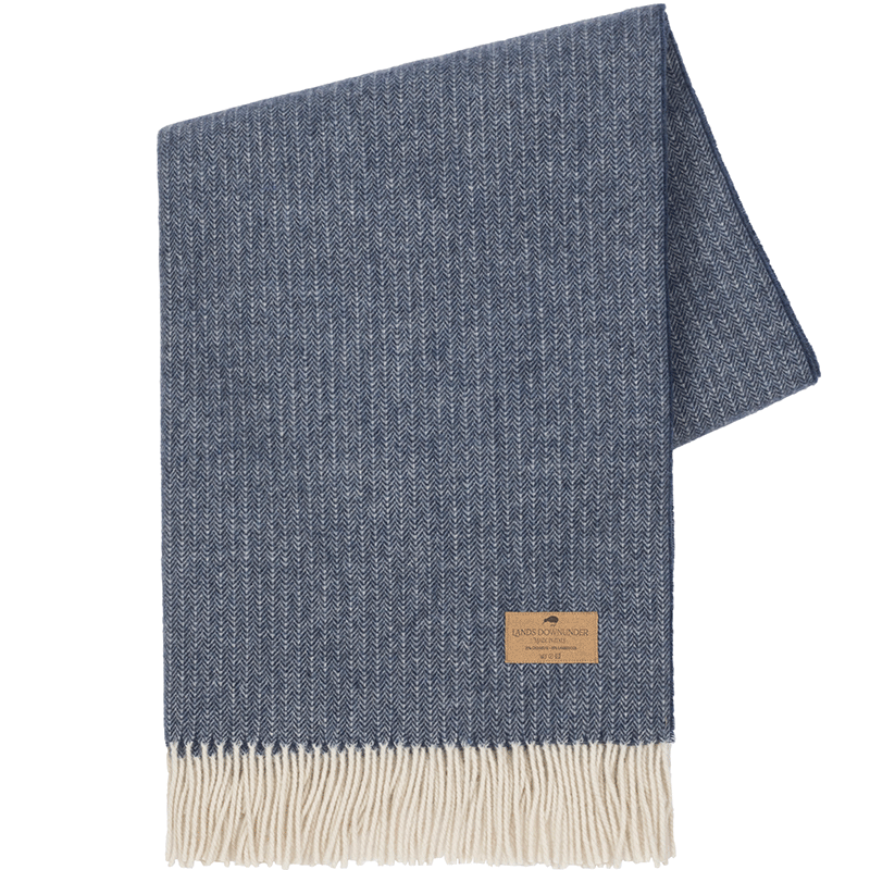 Pinstripe Cashmere Blend Throw