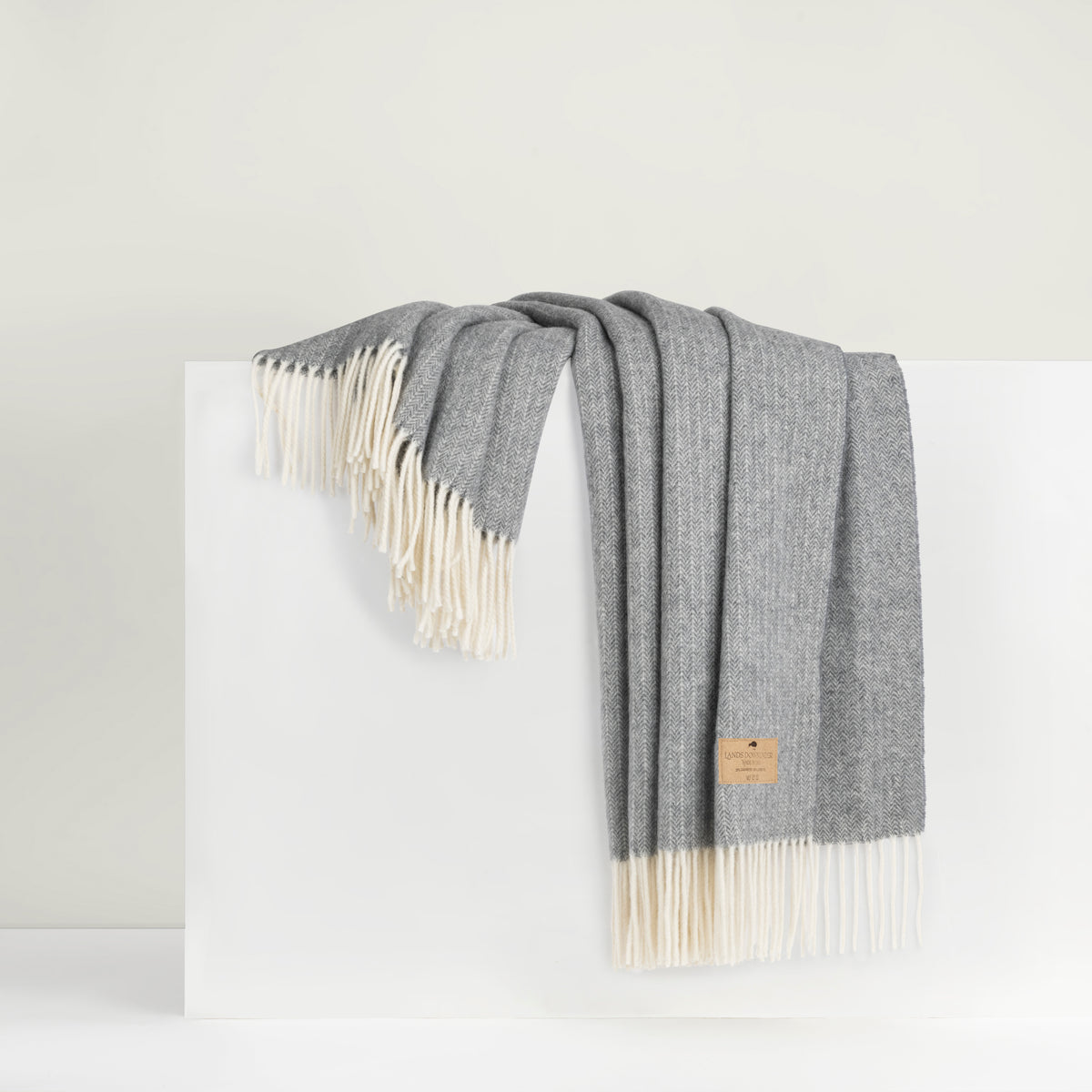 Pinstripe Cashmere Blend Throw