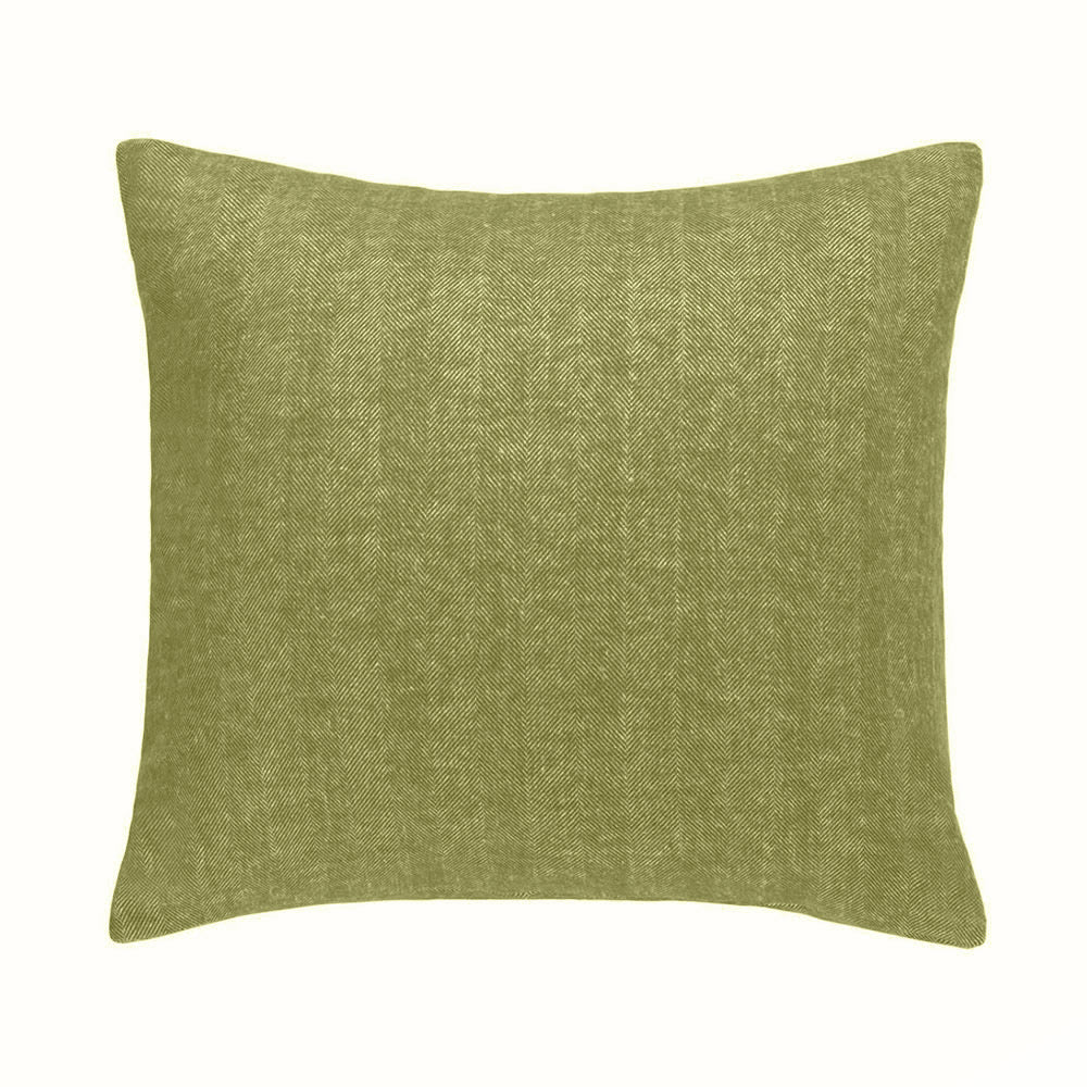 Zip Solid Herringbone Pillow