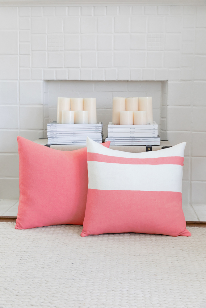 coral pillows