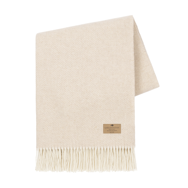 Sand Juno Cashmere Throw | Juno Cashmere