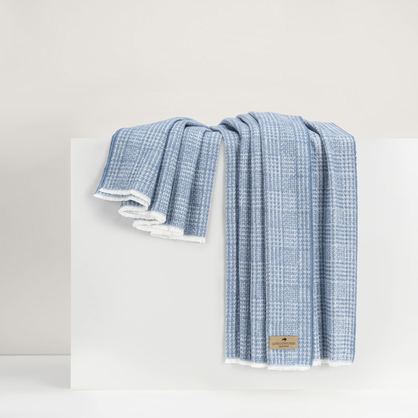 Chambray Sutton Plaid Throw | Sutton Plaid Throw