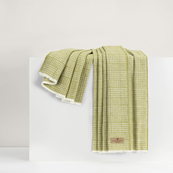 Lemongrass Plaid Throw | Sutton Plaid Throw