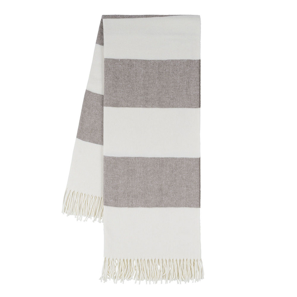 Barnwood Rugby Stripe Throw | Rugby Stripe