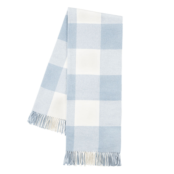 Baby Blue Buffalo Check Throw | Buffalo Check